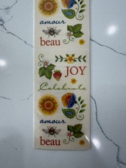 Frances Meyer Inc Stickers ~ Printemps ~ Four 2 1/2×4 1/2″ Sections 2 Sheets