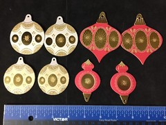 Anna Griffin FUN! HOLIDAY EMBELLISHMENT LOT Rosettes, Ribbons, Sparkly things!