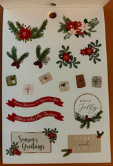 RECOLLECTIONS GINGERBREAD HOUSE STICKER BOOK 237 PC 12 SHEET GINGERBREAD FOREST