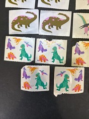 VTG Mrs Grossman’s 1993 Dinosaur Sticker Set 16 Sheets #2