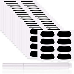 48 Pairs Eye Black Stickers w/ White Pencil for Baseball Football Softball Fans