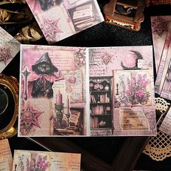 20Pcs Vintage Magic Witch Scrapbook Paper Junk Journal Album Crafts Collage Art
