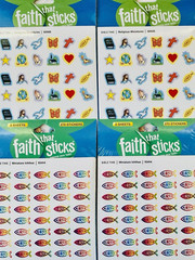 EUREKA FAITH THAT STICKs TEACHER Created TREND 555 Stickers Encouragement Themed