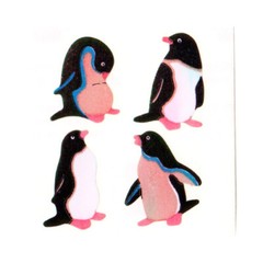 Vintage 80’s Great Seven 7 PEARLY Cute Penguins Sticker Mod
