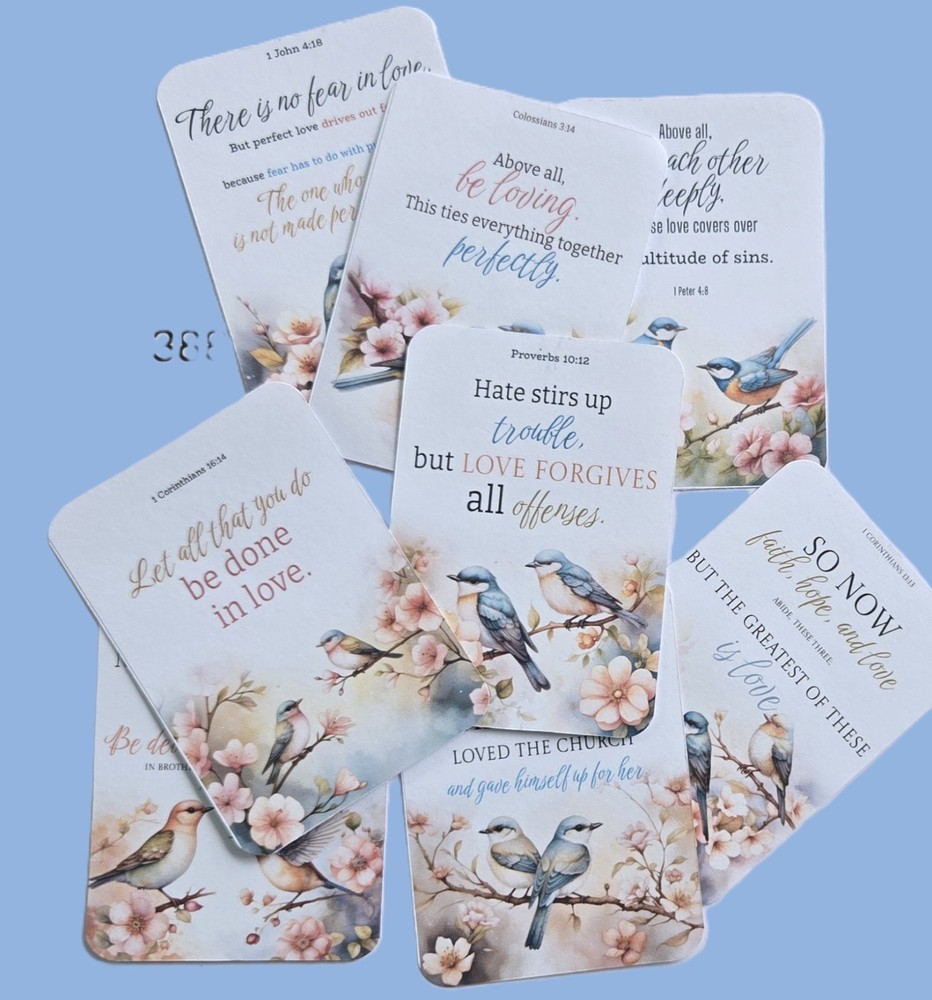 Journal Cards Bible Verses Scrapbooks Ephemera #388