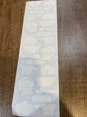 Mrs. Grossman’s Stickers 1 Strip Kitchen Baking Cooking Chefs Tools 1984
