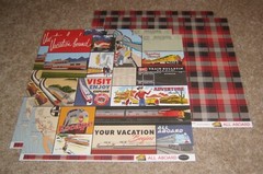 Carta Bella 12×12 Double Sided Scrapbook Papers(4) ~ All Aboard Journaling Cards