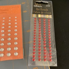 HUGE LOT Joann Scrap Essentials + More- Faux Eyelets Gems Rhinestones