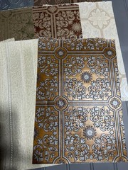 Vtg. Textured Wallpaper Samples from Sample Book, Ethan Allen (10 Pieces) Set 9