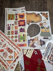 Huge Mixed Lot Christmas + Holidays Sticker Trim Scrapbook Crafting Kit Set