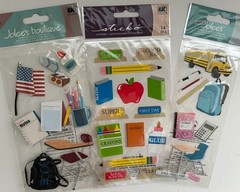 FUN Jolee’s Boutique Vintage Stickers NIP-Theme: SCHOOL/TEACHER Choose Multiples