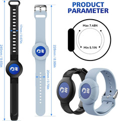 4-Pack Princess Cruise Medallion Holder for Kids and Adults Silicone Wristbands