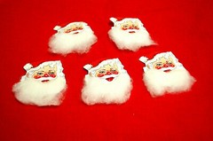 Christmas Pins and Stickers Vintage Assortment Lot of 11 X1064