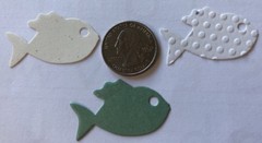 SEA ANIMAL Die-Cuts(8pc)Octopus •Shells•Ocean•Jellyfish•Fish•Crabs•Sand•Vacation