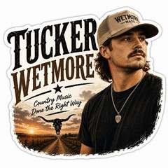 Tucker Wetmore Sticker/Country/Country Music/Brunette/Wind Up Missin You