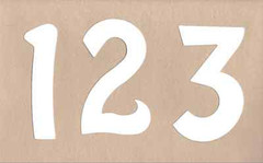 5 inch Numbers Die Cut For Posters Signs and Banners – From 0 to 9