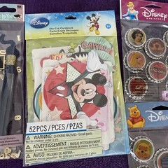 Disney Scrapbook Mickey Minnie Donald Goofy Sticker Lot Paper Cut Outs Parks