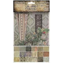 Tim Holtz Idea-ology WORN WALLPAPER SCRAPS – HALLOWEEN 44pcs TH94147
