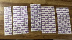 Lisa Frank Multicolor Animal Stickers Lot of 5 Unicorns Horses Dogs MPN S251