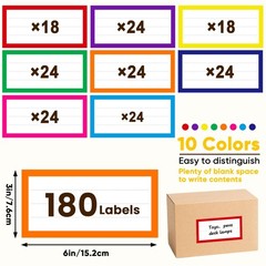 Large Moving Labels for Boxes Stickers for Storage Bins, Totes,Home Organization