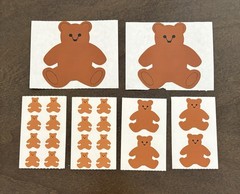 Vintage Mrs. Grossman’s Classic Bear Sticker lot 6 sheets