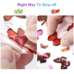 266 Pcs Scrapbook Stickers, Flower Butterfly Stickers Kit for Junk Multicolor