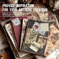 450 PCS Vintage Scrapbook Supplies Junk Journal Supplies, Scrapbook Supplies