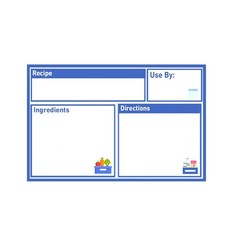 Freezer Meal Labels,3.2 X 5 Inches Freezer Pantry Labels for Bags Oil and Wat…