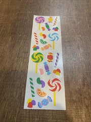 Mrs. Grossman’s Stickers 1 Strip Sweets Assorted Candy Lollypops Jelly Beans +