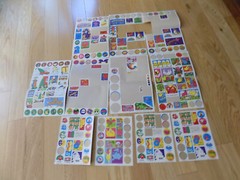 Vintage 80s NEW Stickers Troll Associates Reading Book Club School Christmas