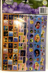Disney FAIRIES 10 sheets 350 stickers new in package
