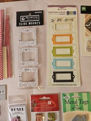 Assorted Scrapbooking Craft Bundle- Brads And Metal Tags