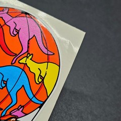 Vintage 80’s Vinyl BJ Decal Specialties Koala Bear Balloon Sticker Mod Sheet