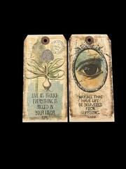In The Land of Elsewhere Tags Mixed Lot Junk Journaling Crafting Gifts 6.25”x3”