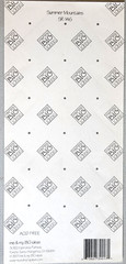 MAMBI Vintage 2001 Summer Mountains Clear Stickers Sheet 5.5×12 HTF Scrapbook