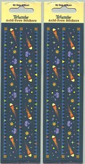 6 New packs SPACE Comet Stars Border Scrapbook stickers 12 Sheets