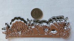SEASHELL BORDER Die-Cuts (3pc)Approx.5.5″x 1.5″ Ocean•Sea•Sand•Tropical•Vacation