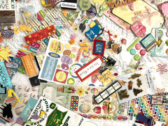 Partially Used Jolee’s, K & Company & More Stickers & Cardstock. PLEASE READ