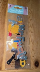RARE Jolee’s Mr Fix It Tool Belt Handyman Scrapbooking Title Sticker