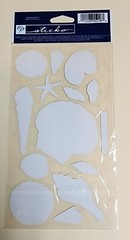 Sea Shells Stickers Brand New Package Unopened sticko Sanibel Island scrapbook