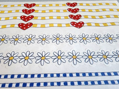 Vintage 1999 MAMBI Friends Borders Clear Stickers Daisy Hearts NOS Scrapbooking