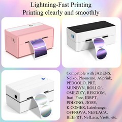 2» x 2″ Holographic Thermal Labels Gold Silver Purple Self Adhesive Stickers US