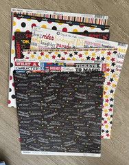 NEW – Disney Variety Scrapbook 12×12 Paper/Stickers EK Success Reminiscence