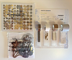 Creative Memories LOT OF DIVINE – Epoxy Stickers, Paper Flowers, & Paper Ribbon