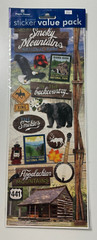 Paper House Cardstck Stckers-Beach, Grad, Florida, LA, Outdoors, Smoky Mountains