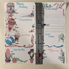 Vintage Gift Tag Sticker Sheet