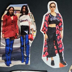 Junk Journal Scrapbook Clippings 2019 Fashion Style Models Craft Paper Collage