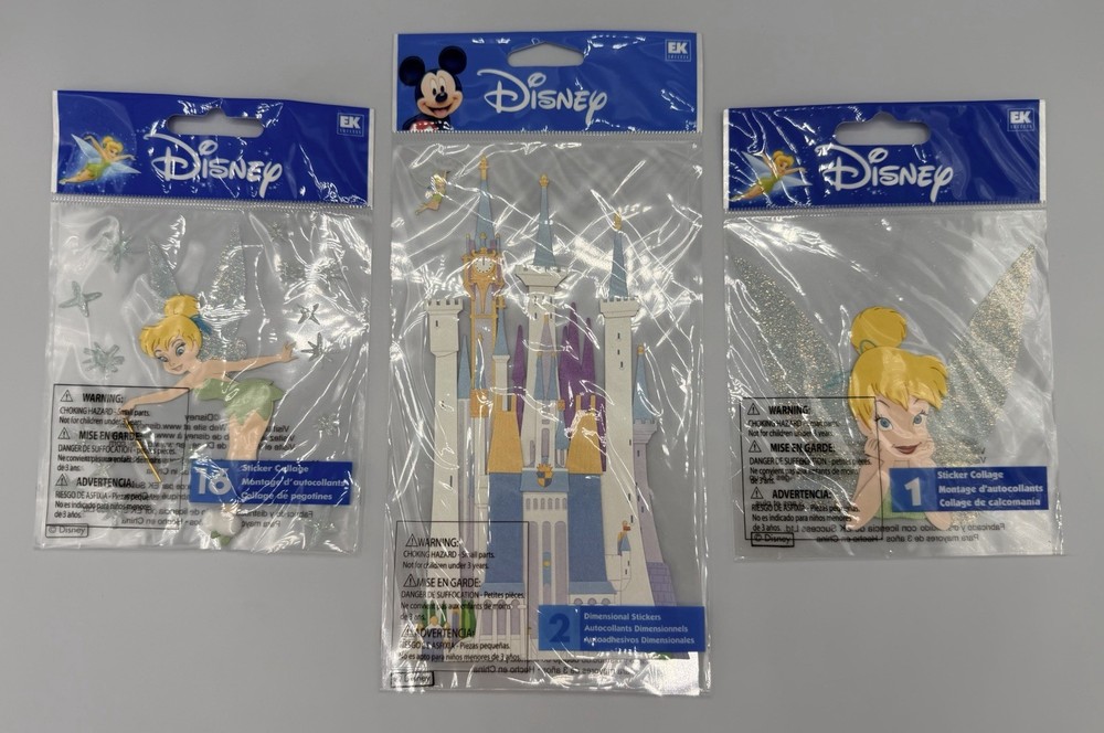 Jolee’s Boutique Disney World Tinkerbell & Castle Embellishment – Set of 3