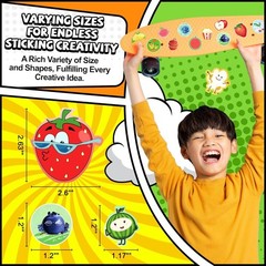 Smelly Stickers for Kids, Scratch & Sniff Scented Stickers 16 Unique Scents 8…