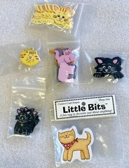 5 Diff Sets Deco Cat Embellishments- Resin-Wood-Etc Assorted Brands -You Choose